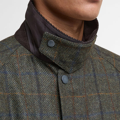 Barbour - Bedale Check Wool Jacket in Brown - Nigel Clare