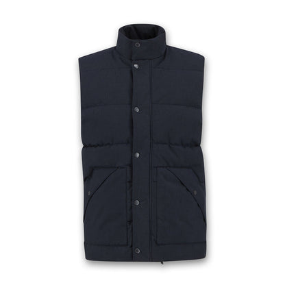 Barbour - Brampton Puffa Gilet in Navy - Nigel Clare