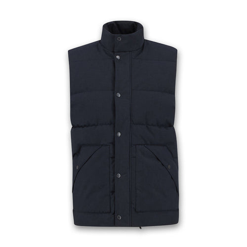 Barbour - Brampton Puffa Gilet in Navy - Nigel Clare