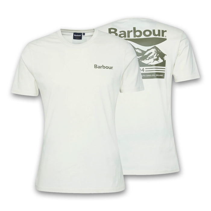 Barbour - Camber Graphic T-Shirt in Antique White - Nigel Clare