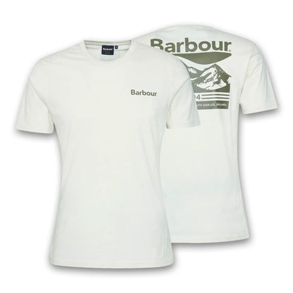Barbour - Camber Graphic T-Shirt in Antique White - Nigel Clare