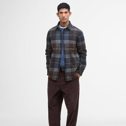 Barbour - Chapter Check Overshirt in Midnight/Oak Tartan - Nigel Clare