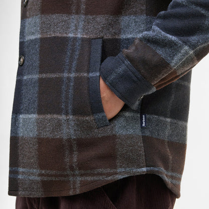 Barbour - Chapter Check Overshirt in Midnight/Oak Tartan - Nigel Clare