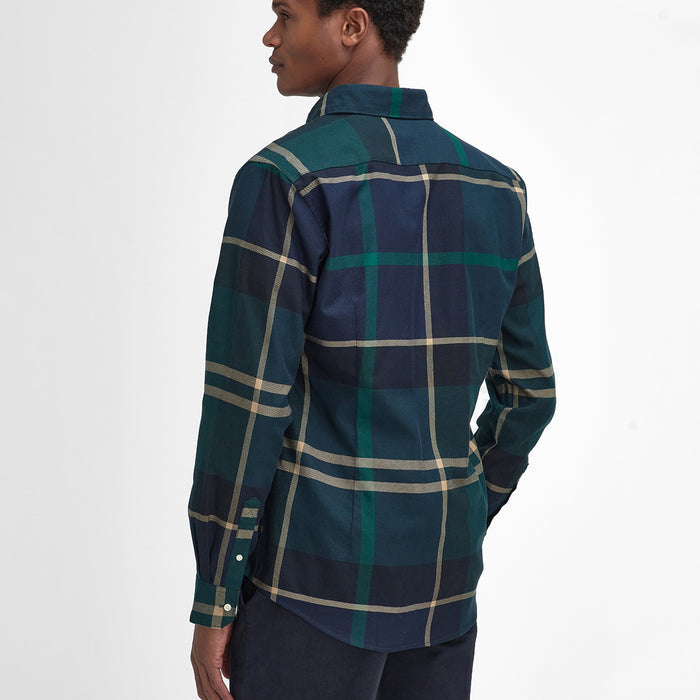 Barbour - Dunoon Tailored Shirt in Green Loch - Nigel Clare