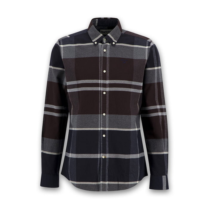 Barbour - Iceloch Tialored Shirt in Midnight Oak Tartan - Nigel Clare