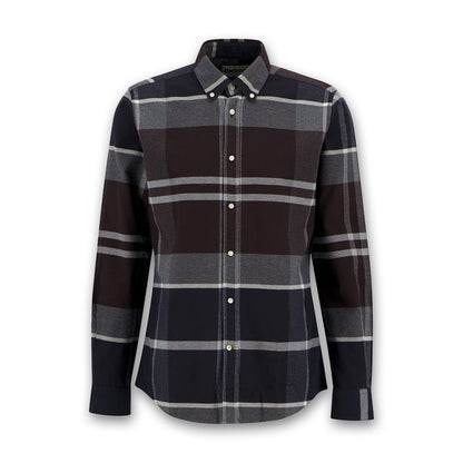 Barbour - Iceloch Tialored Shirt in Midnight Oak Tartan - Nigel Clare