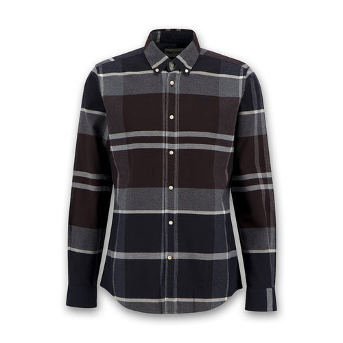 Barbour - Iceloch Tialored Shirt in Midnight Oak Tartan - Nigel Clare