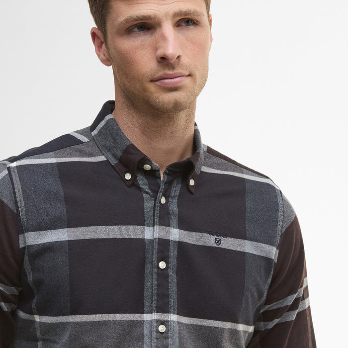 Barbour - Iceloch Tialored Shirt in Midnight Oak Tartan - Nigel Clare