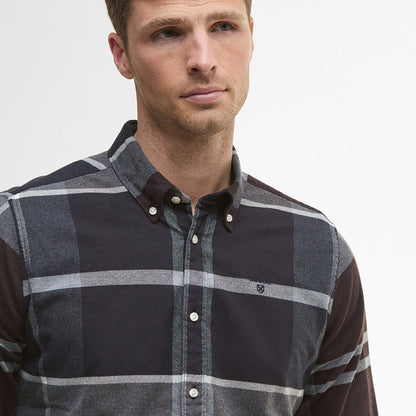 Barbour - Iceloch Tialored Shirt in Midnight Oak Tartan - Nigel Clare