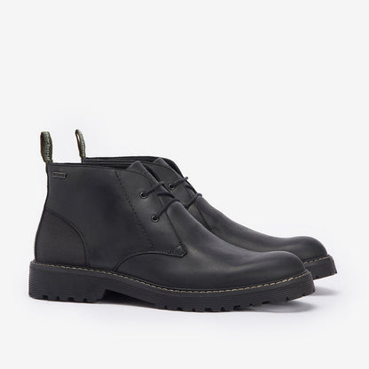 Barbour - Maxwell Chukka Boots in Black - Nigel Clare