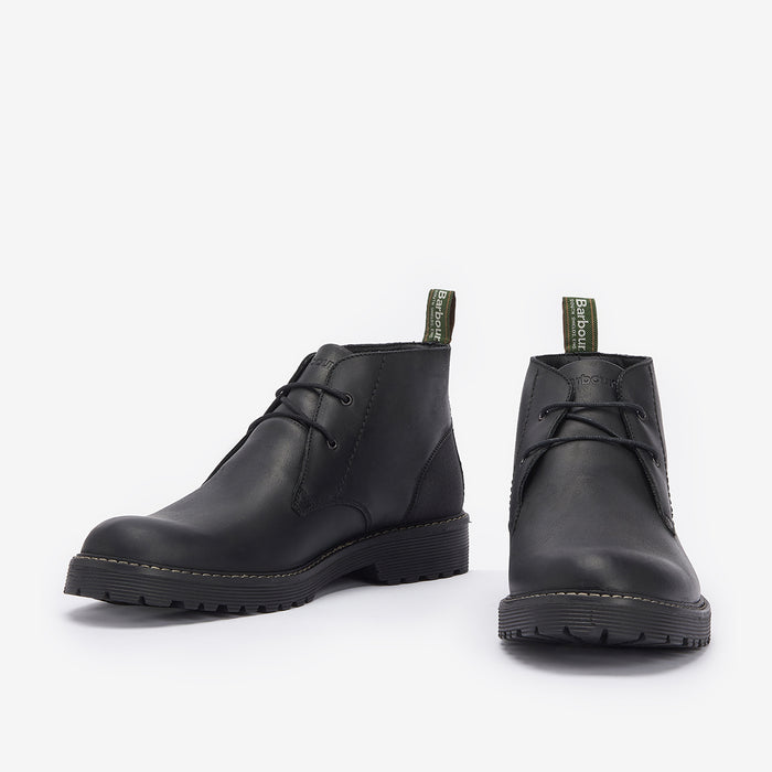 Barbour - Maxwell Chukka Boots in Black - Nigel Clare