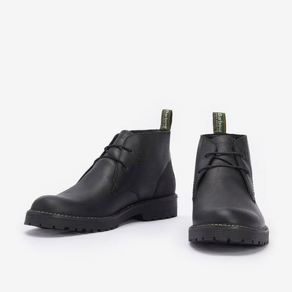 Barbour - Maxwell Chukka Boots in Black - Nigel Clare
