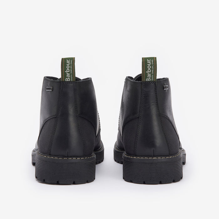 Barbour - Maxwell Chukka Boots in Black - Nigel Clare