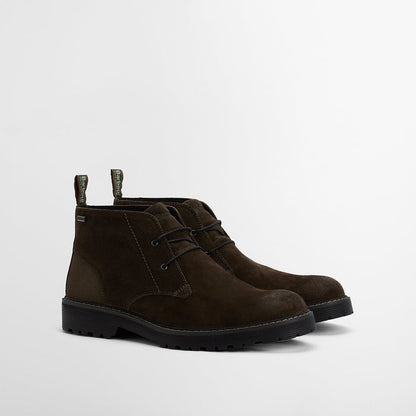 Barbour - Maxwell Chukka Boots in Oiled Brown Suede - Nigel Clare