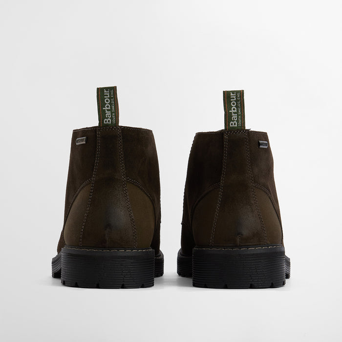 Barbour - Maxwell Chukka Boots in Oiled Brown Suede - Nigel Clare