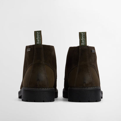 Barbour - Maxwell Chukka Boots in Oiled Brown Suede - Nigel Clare