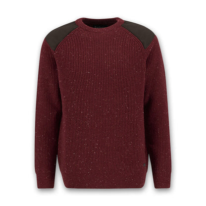 Barbour - Raisthorpe Crew Neck Jumper in Fired Brick - Nigel Clare
