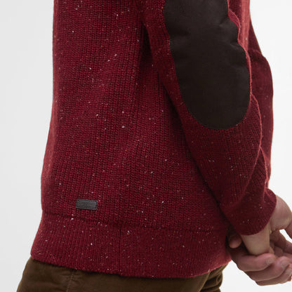 Barbour - Raisthorpe Crew Neck Jumper in Fired Brick - Nigel Clare