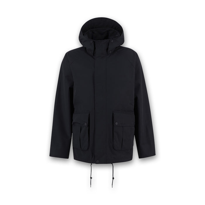 Barbour - Re-Engineered Spey Showerproof Jacket in Black - Nigel Clare