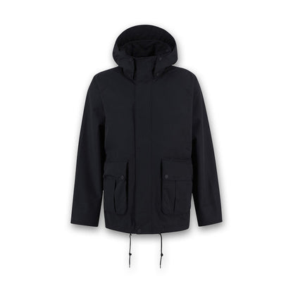 Barbour - Re-Engineered Spey Showerproof Jacket in Black - Nigel Clare