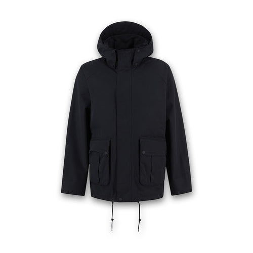 Barbour - Re-Engineered Spey Showerproof Jacket in Black - Nigel Clare