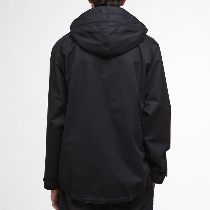 Barbour - Re-Engineered Spey Showerproof Jacket in Black - Nigel Clare