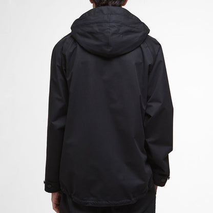 Barbour - Re-Engineered Spey Showerproof Jacket in Black - Nigel Clare