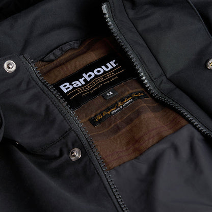 Barbour - Re-Engineered Spey Showerproof Jacket in Black - Nigel Clare