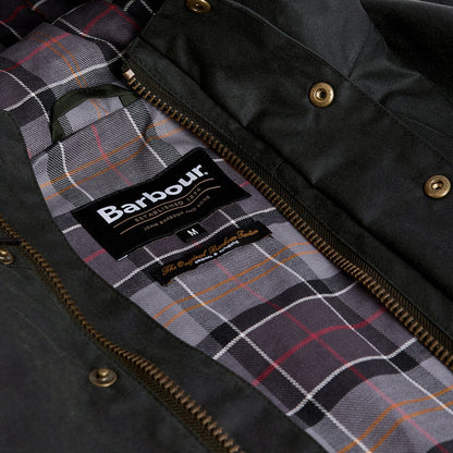 Barbour - Reel Waxed Parka in Sage - Nigel Clare