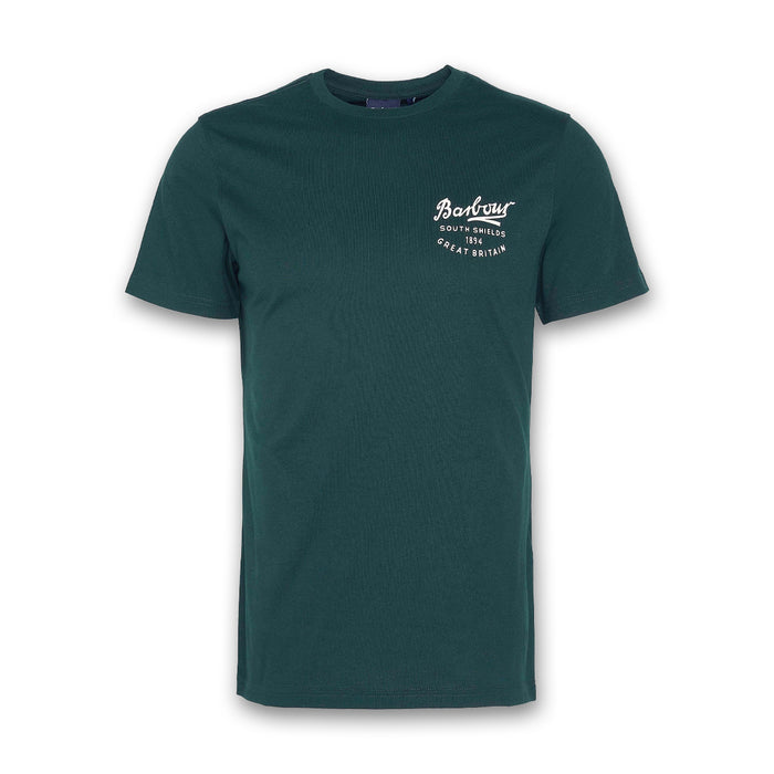 Barbour - Script Graphic T-Shirt in Seaweed - Nigel Clare