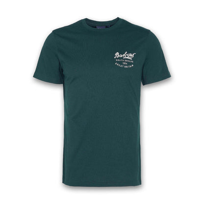 Barbour - Script Graphic T-Shirt in Seaweed - Nigel Clare