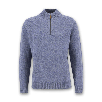 Barbour - Talder Half Zip Sweater in Bluestone - Nigel Clare