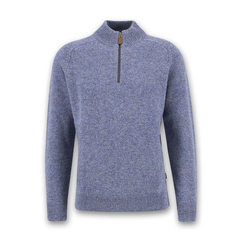 Barbour - Talder Half Zip Sweater in Bluestone - Nigel Clare