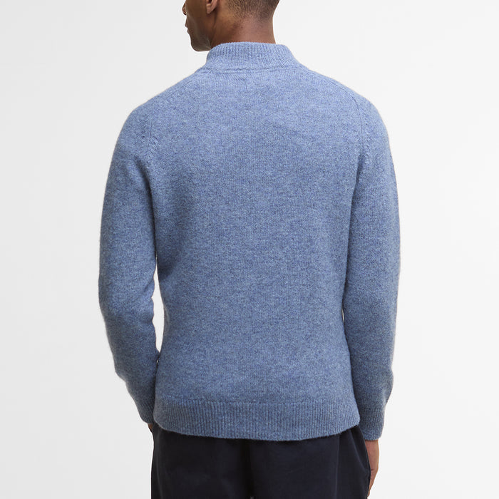 Barbour - Talder Half Zip Sweater in Bluestone - Nigel Clare