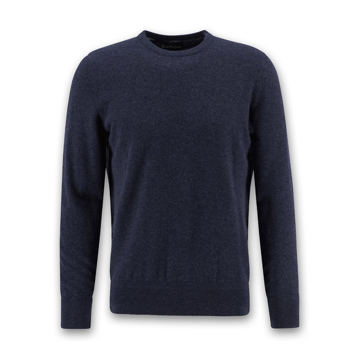 Barbour - Waterbury Crew Neck Jumper in Navy - Nigel Clare
