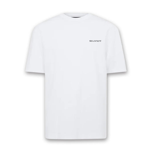 Belstaff - Border T-Shirt in White - Nigel Clare