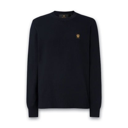 Belstaff - Coast Knitted Jumper in Dark Ink - Nigel Clare