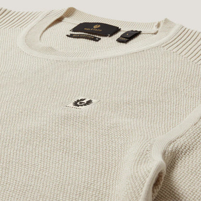 Belstaff - Coast Knitted Jumper in Silver Birch - Nigel Clare