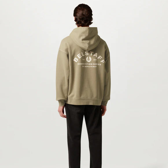 Belstaff - Competition Hoodie in Dark Sand - Nigel Clare