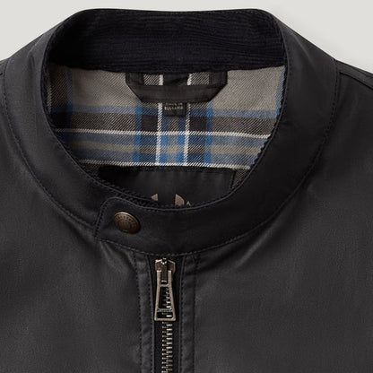 Belstaff - Sideline Waxed Cotton Jacket in Dark Navy - Nigel Clare