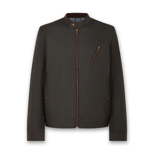 Belstaff - Sideline Waxed Cotton Jacket in Faded Olive - Nigel Clare