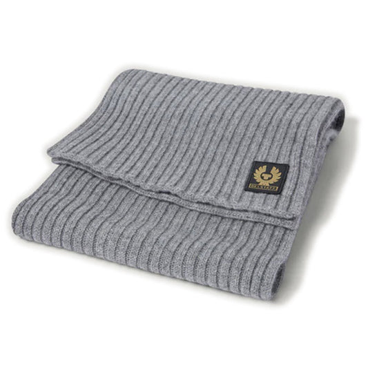 Belstaff - Watch Scarf in Grey Melange - Nigel Clare