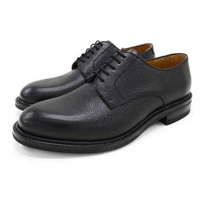 Berwick 1707 Country Grain Plain Derby Shoe (4169) Black
