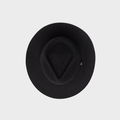 Black Wolf - Wide Brim Fedora