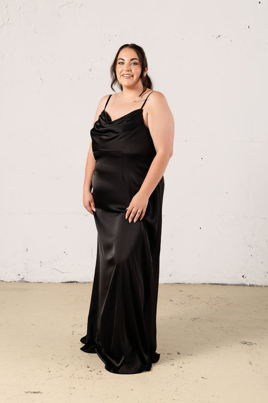 Blake Satin Dress - Dress - JOUNE