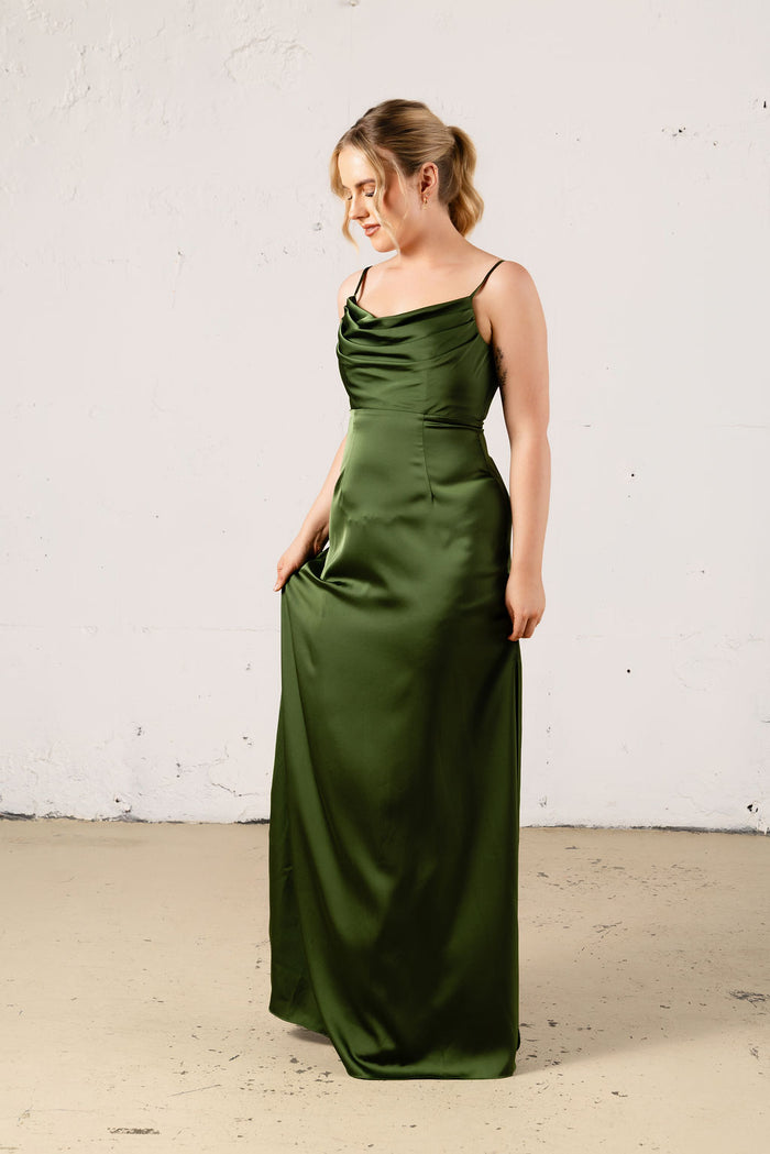 Blake Satin Dress - Dress - JOUNE