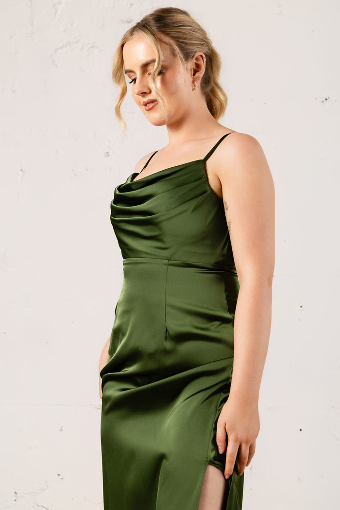 Blake Satin Dress - Dress - JOUNE