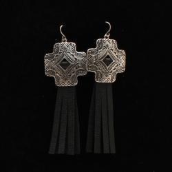 Blazin Roxx Earrings Leather Tassel