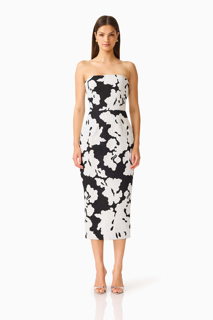 Bloomnoir Midi Column Dress - Dress - Elliatt