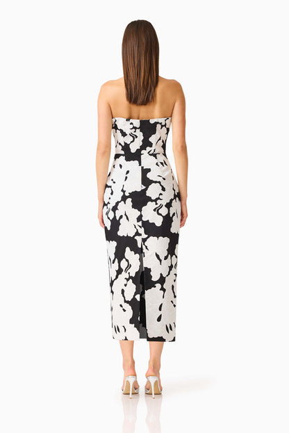 Bloomnoir Midi Column Dress - Dress - Elliatt